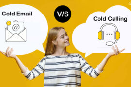 Cold call vs cold email in sales marketing